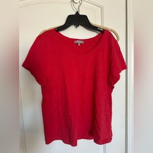 Like new habitat slub knit red t shirt medium